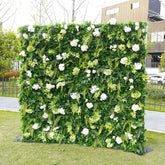 Lofaris Tropical Greenery White Floral Wall For Party Decor